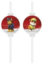 PROCOS DISNEY Słomki urodzinowe Psi Patrol - 4 szt. 90657 - Urodziny dziecka - miniaturka - grafika 3