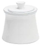 Cukiernice - Bella Tavola Costa Nova serii Friso (Fix 121) Biały cukierniczka FIX 121 weiss - miniaturka - grafika 1