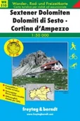Atlasy i mapy - Freytag&amp;Berndt Sextener Dolomiten, Cortina d'Ampezzo, 1:50 000 - miniaturka - grafika 1