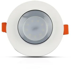 v-tac Oprawa Oczko V-TAC GIPS BETON GU10 Okrągła Wpuszczana Biały/Chrom VT-862 - Oprawy, klosze i abażury - miniaturka - grafika 9