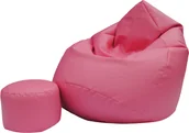 Fotele i pufy dla dzieci - Pufa sako XXL worek + gratis różowa - miniaturka - grafika 1