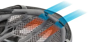 RUDY PROJECT PROJECT kask rowerowy VENGER biało-srebrny mat - Kaski rowerowe - miniaturka - grafika 6