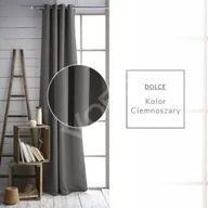 Zasłony - Room99 Zasłona TODAY DOLCE Ciemnoszary 140X260 ROM527 - miniaturka - grafika 1