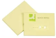 Notesy i bloczki - Q-CONNECT Bloczek samoprzylepny 102x76mm 1x100 kart. jasnożółty KF01410 - miniaturka - grafika 1