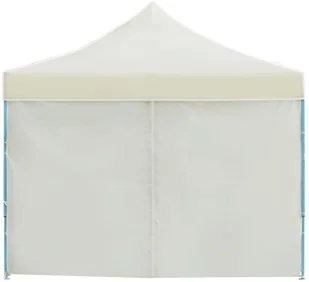 vidaXL Składany namiot z 8 ścianami bocznymi, 3 x 9 m, kremowy - Pawilony ogrodowe - miniaturka - grafika 6