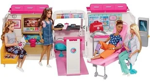 Mattel Barbie Karetka Mobilna klinika FRM19 - Akcesoria dla lalek - miniaturka - grafika 9