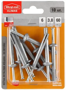 WKRĘT-MET Kołek 6X50MM - Kołki - miniaturka - grafika 2