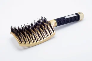 Profilowana szczotka do włosów Złota - Szczotki i grzebienie do włosów - miniaturka - grafika 4