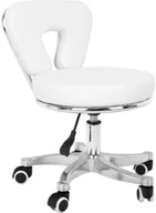 Krzesła i taborety kosmetyczne - ACTIVESHOP TABORET KOSMETYCZNY DO PEDICURE 9266 BIAŁY - miniaturka - grafika 1