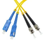 Patchcordy - Opto Patchcord Opto SC/UPC-ST/UPC SM duplex 3m - miniaturka - grafika 1