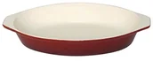 Naczynia żaroodporne - Vogue gh317 żeliwa owalny w dużym pieczonych sąd rejonowy, pojemność 650 ML, czerwony GH317 - miniaturka - grafika 1