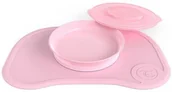 Miseczki i talerzyki dla dzieci - Twistshake Podkładka antypoślizgowa Click Mat + talerz 6+m Pastelowy różowy # Wakacyjne raty 10x0% tylko do 1.08.2030 - miniaturka - grafika 1