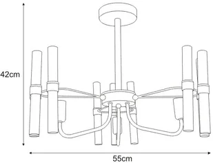 Kaja ALFRED OLSZEWSKI Żyrandol K-JSL-1265/3 z serii INES - Lampy sufitowe - miniaturka - grafika 3