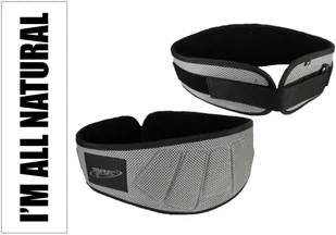 Trec Pas Kulturystyczny Szeroki Materiałowy Szary - Pasy kulturystyczne - miniaturka - grafika 2