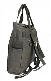 Bag Street Praktyczny Plecak Torebka 2 w 1 BAG STREET 2247 POPIELATY - Plecaki - miniaturka - grafika 4