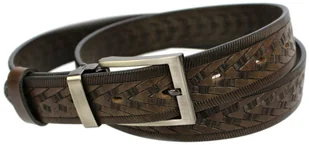 WIREX (PL) Pasek Skórzany Męski WIREX (PL) Klamra Nowoczesna GŁADKI SZARFOWANY "BIEŻNIK" CZEKOLADOWY 35 mm Skóra Licowa Extra - Paski WIREX (PL) Pasek Skórzany Męski WIREX (PL) Klamra Nowoczesna GŁADKI SZARFOWANY "BIEŻNIK" CZEKOLADOWY 35 mm Skóra Licowa Extra - Paski - miniaturka - grafika 3