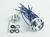 Podkaszarki - Ratioparts 6-707 OCTO szczotka do chwastów, 200 mm, otwór o średnicy 25,4 mm, 8 nici, szczotka do czyszczenia chwastów, niebieska - miniaturka - grafika 1