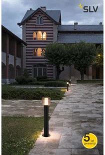 Spotline SLV OVALISK 75 FL zewnętrzna lampa podłogowa LED kolor antracytowy przełącznik CCT 3000/4000 K 1004680 - Lampy ogrodowe - miniaturka - grafika 4