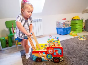 HH POLAND DREWNIANY CHODZIK EDUKACYJNY STRAŻ POŻARNA PCHACZ HH-HM013238 - Pchacze - miniaturka - grafika 13