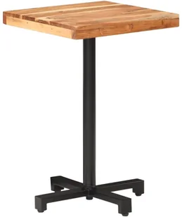 VidaXL Lumarko Stolik bistro, kwadratowy, 50x50x75 cm, lite drewno akacjowe 320274 VidaXL - Ławy i stoliki kawowe - miniaturka - grafika 9