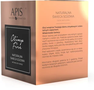 Apis Professional Naturalna świeca sojowa Olimp Fire o orientalno-kwiatowym zapachu - Balsamy i kremy do ciała Apis Professional Naturalna świeca sojowa Olimp Fire o orientalno-kwiatowym zapachu - Balsamy i kremy do ciała - miniaturka - grafika 2