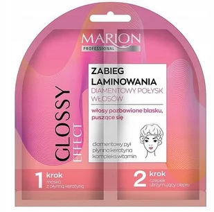 Marion zabieg laminowania Diamentowy Połysk Włosów 20ml 57076 - Kosmetyki do stylizacji włosów - miniaturka - grafika 3