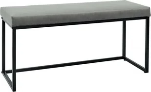 D2.Design Ławka Donore Szara Donore-Sz - Ławki ogrodowe - miniaturka - grafika 2