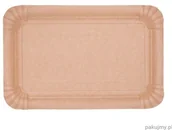 Opakowania gastronomiczne - abc-pak Tacka papierowa kraft Nature, brązowa 13x20cm 100szt 7531320 - miniaturka - grafika 1