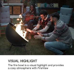 Blumfeldt Blumfeldt Fireball, przechylna misa paleniskowa, do ogrodu lub na taras, średnica 60 cm GDW27-Fireball - Paleniska ogrodowe Blumfeldt Blumfeldt Fireball, przechylna misa paleniskowa, do ogrodu lub na taras, średnica 60 cm GDW27-Fireball - Paleniska ogrodowe - miniaturka - grafika 5