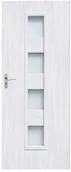 Drzwi wewnętrzne - Drzwi pokojowe Alicja 80 prawe silver ALSV/PK 80P - miniaturka - grafika 1