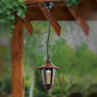 ORION Lampa wisząca ANTOINE z miedzianym daszkiem - Lampy ogrodowe - miniaturka - grafika 2