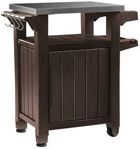 Keter Półka kuchenna ogrodowa mała Unity 93l Brązowy KET17202663BR - Pozostałe meble ogrodowe - miniaturka - grafika 2