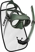 Sprzęt do nurkowania - Cressi calibro/zestaw Corsica fajka do nurkowania, zielony, jeden rozmiar DS439850 - miniaturka - grafika 1