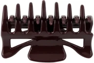 Ozdoby do włosów - Spinka klamra do włosów brązowa 7 zębowa - miniaturka - grafika 1