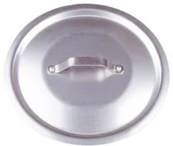 Pokrywki - Agnelli pentole agnelli płaska pokrywa, błyszczący, z uchwytem,   mereżką i, typ Ciężka, bltf mostka-aluminium, srebrny, szary, 40 cm FAMA2940 - miniaturka - grafika 1