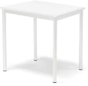 Meble do szkół i przedszkoli - AJ Produkty Stół BORS, 700x600x720 mm, laminat biały, biały - miniaturka - grafika 1