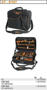 BETA TORBA NARZĘDZIOWA C7 Z TKANINY,PUSTA 2107/C7 - Skrzynki i torby narzędziowe - miniaturka - grafika 2