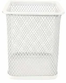 Pojemniki biurowe - D.Rect Metalowy prostokątny pojemnik na długopisy | pojemnik na długopisy z metalu | miseczka wielofunkcyjny kubek do długopisów z masy perłowej - miniaturka - grafika 1