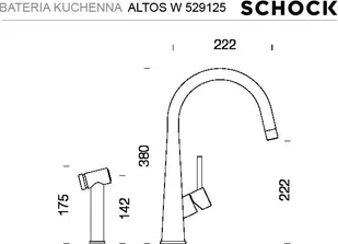 Schock CONOS PRO 528006 EDM stal szlachetna inox - Baterie kuchenne - miniaturka - grafika 2
