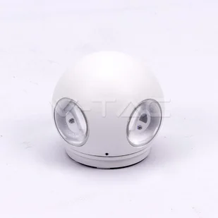 v-tac Kinkiet Ścienny V-TAC 4W LED Czarny Okrągły IP65 VT-834 3000K 440lm - Lampy ścienne - miniaturka - grafika 4