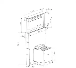 Klarstein Royal Flush Eco 60 Biały (CGCH3-RoyFlush-60WH) - Okapy kuchenne - miniaturka - grafika 9