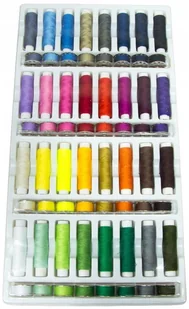 Łucznik Zestaw Medium SZPULKI I NICI 24 SZT ZESTAW - Akcesoria i części AGD - miniaturka - grafika 2