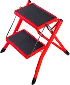 Drabiny - Venbos mini schodki czerwone (898224) - miniaturka - grafika 1