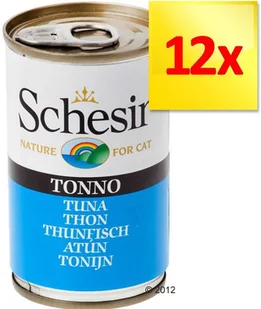 Schesir Korzystny zestaw w galarecie, 12 x 140 g - Tuńczyk z sardynkami w galarecie - Mokra karma dla kotów - miniaturka - grafika 4