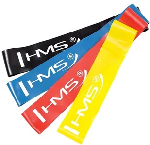 HMS GUMY DO ĆWICZEŃ GU04 SET ZESTAW 17-33-100 - Gumy, taśmy, ekspandery - miniaturka - grafika 2