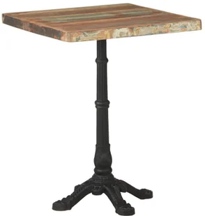 vidaXL Lumarko Stolik bistro, 60x60x76 cm, lite drewno odzyskane 321086 - Stoły - miniaturka - grafika 9
