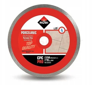 RUBI tarcza tnąca CPC PRO 250mm na mokro 30959 - Tarcze do pił - miniaturka - grafika 8