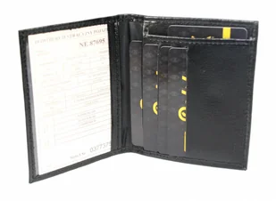 Elkor (PL) Portfel Męski Skórzany (PL) Skóra Licowa Pionowy Z Zapięciem Z Wyciąganą Wkładką Na Dokumenty EL36 - Portfele - miniaturka - grafika 5