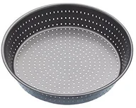 Formy do ciast - Master Class kcmccb15 Crusty Bake quiches forma do pieczenia, 23 cm, rowkowane, powłoka zapobiegająca przywieraniu, okrągły, szary, blaszana KCMCCB15 - miniaturka - grafika 1