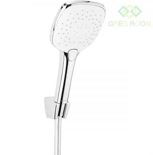 Oltens Oltens Driva EasyClick (S) Gide zestaw prysznicowy chrom biały 36008110 - Zestawy prysznicowe - miniaturka - grafika 2